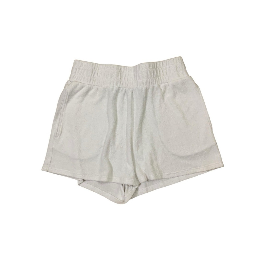 Year of Ours Sweat Shorts Small White Cotton Lounge Casual